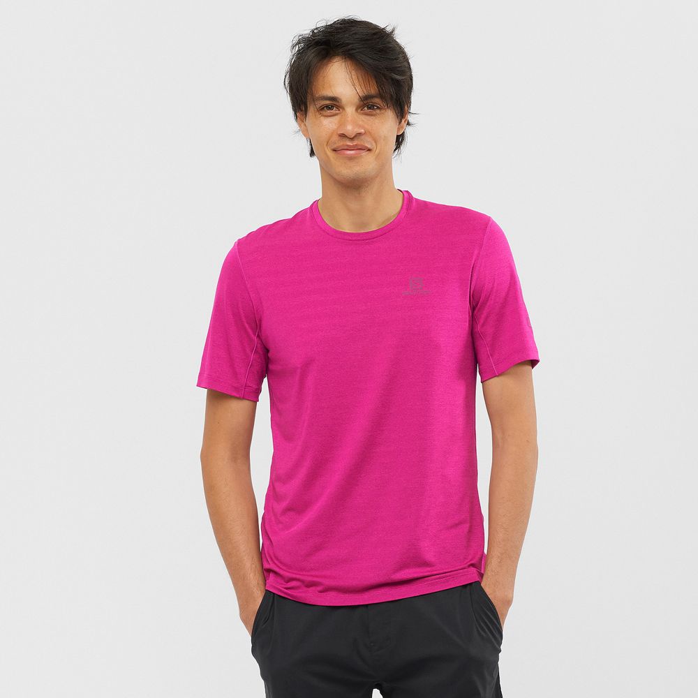 Salomon T-Shirts Herre Lilla - OUTLINE (TUNFL-5346)